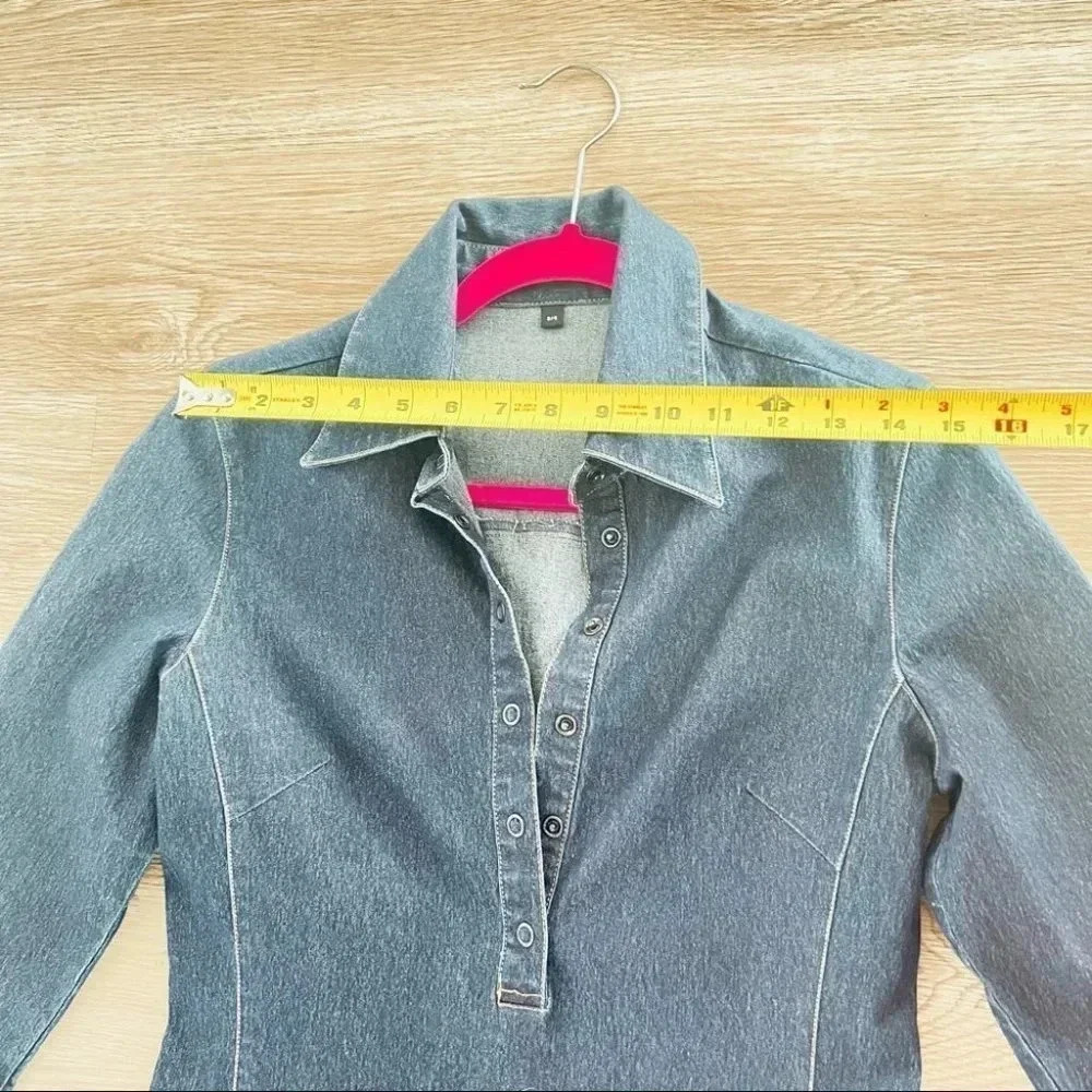 Jacob Blue Jeans Denim Dress Y2K Size Small - Picture 5 of 10